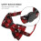 1Pc Xmas Pet Collar With Bowknot Design For Cats 11
