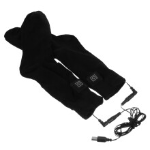 Worgeous Heated Socks Cotton Thermal For Men Toddler Warm Miss Black