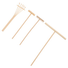 4 In Bamboo Per Giardinaggio Bonsai Vasi Mini