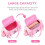 Ballet Dance Bag With Embroidered Pattern And Fluffy Ball Keychain 8