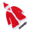 3St Claus Dames Rood Met Accessoires 1