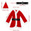 3St Claus Dames Rood Met Accessoires 3
