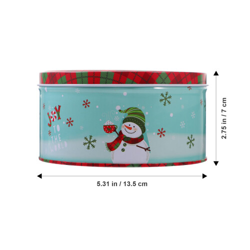 Tinplate Koekjestrommel Kerst Snoep Biscuits Lekkernijen 1
