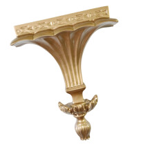 Wall Mount Resin Shelf For Home Decors And Storage-NX0182B gold