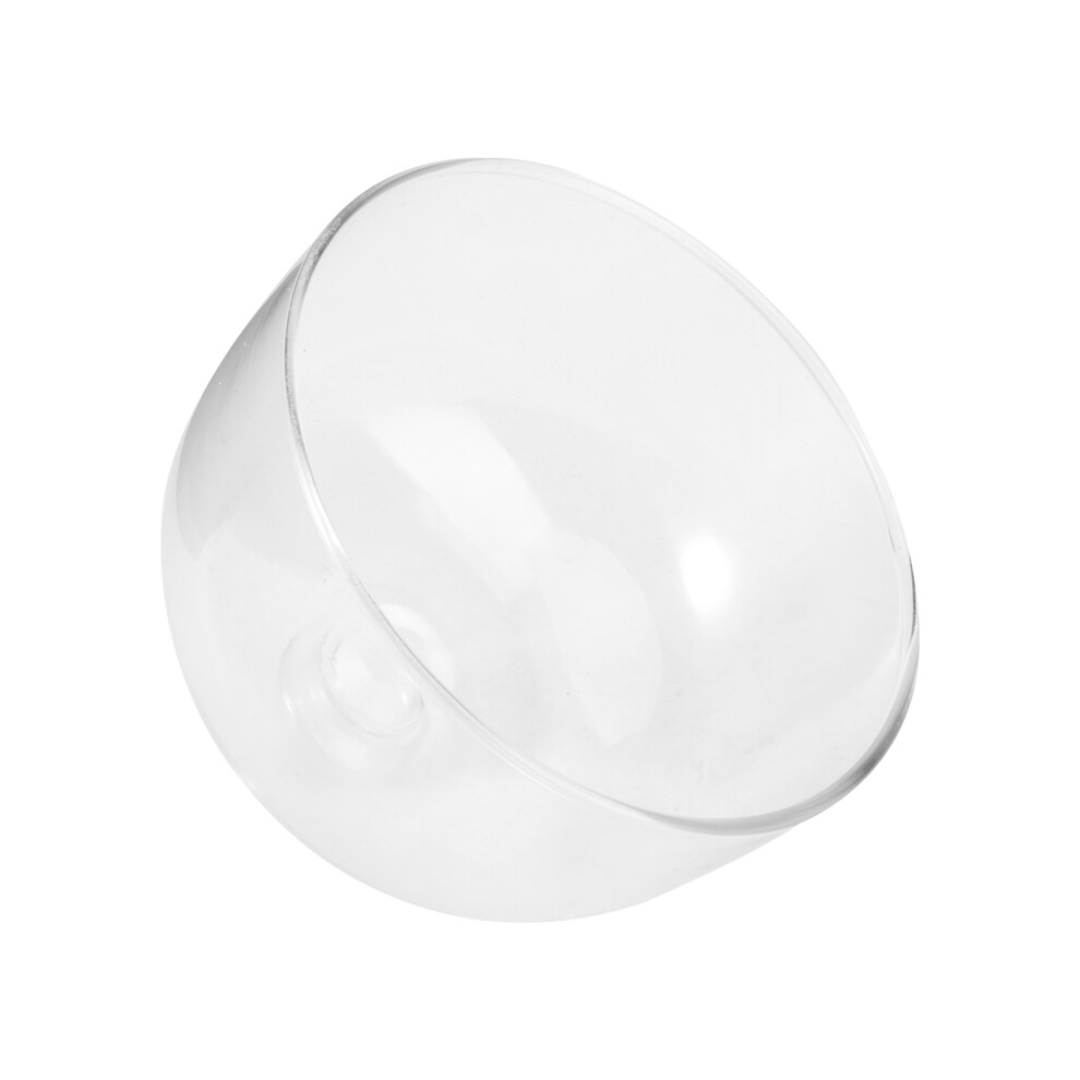 1 Szt. Przezroczysta Szklana Pokrywka Na Jedzenie, śR. 13 Cm, Wys. 11 Cm-image