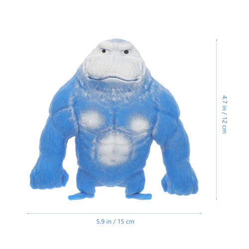 Figura De Gorila Brinquedo Elástico Para Apertar Descompressão Macaco 1