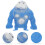 Figura De Gorila Brinquedo Elástico Para Apertar Descompressão Macaco 6