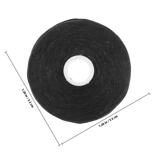 8 pezzi, 50 m filo interdentale in carbone bamboo, menta, nero 1