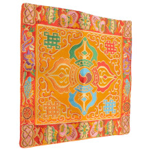 Brocade Embroidery Cloth For Buddhist Scripture Wrapping Temple Use