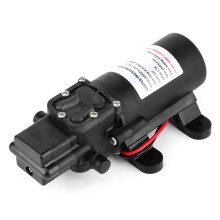 Leise Wasserpumpe, 12 V DC, robustes Design, selbstansaugende Sprühpumpe mit Druckschalter und korrosionsbeständiger Konstruktion, geeignet für