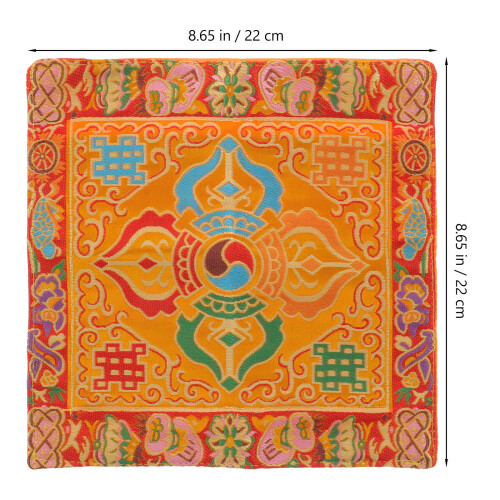 Brocade Embroidery Cloth For Buddhist Scripture Wrapping Temple Use 1