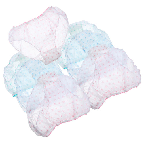 7Pcs Disposable Postpartum Underwear Maternity Briefs Mixed Color 2