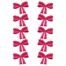 Craft Bowknot Safe Materials For Childrens Clothing-rose red