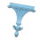 Artistic Resin Wall Mounted Shelf Featuring-NX0182B light blue 1