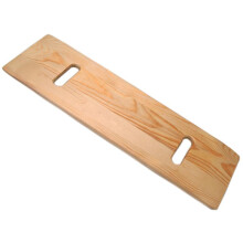 Wooden Patient Transfer Board for Elderly and Disabled, HeavyDuty Hardwood with Smooth Tapered Ends