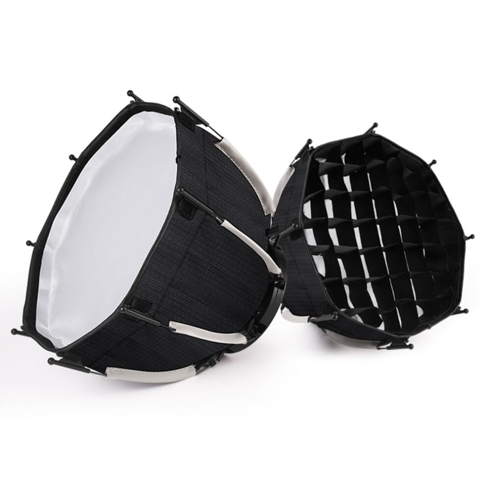 Octagonal Softbox 30Cm Bowens Mount Quick Release With Honeycomb Grid For Zu60 And M60 Cob S Light 9426802983043