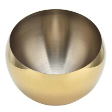 (As show, One size) Stainless Steel Sugar Bowl Oblique Condiment Pot Polished Brushed Bowl for Serving Sugar Pepper Salt Spice