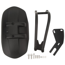 Guardabarros trasero para motociclistas, fácil instalación, universal para la mayoría de motocicletas, color negro que garantiza una apariencia