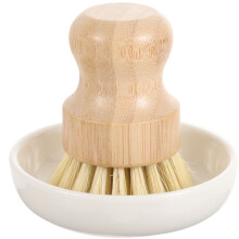 1 Set Wok Schrob Borstel Duurzaam Afwasborstel Kookgerei