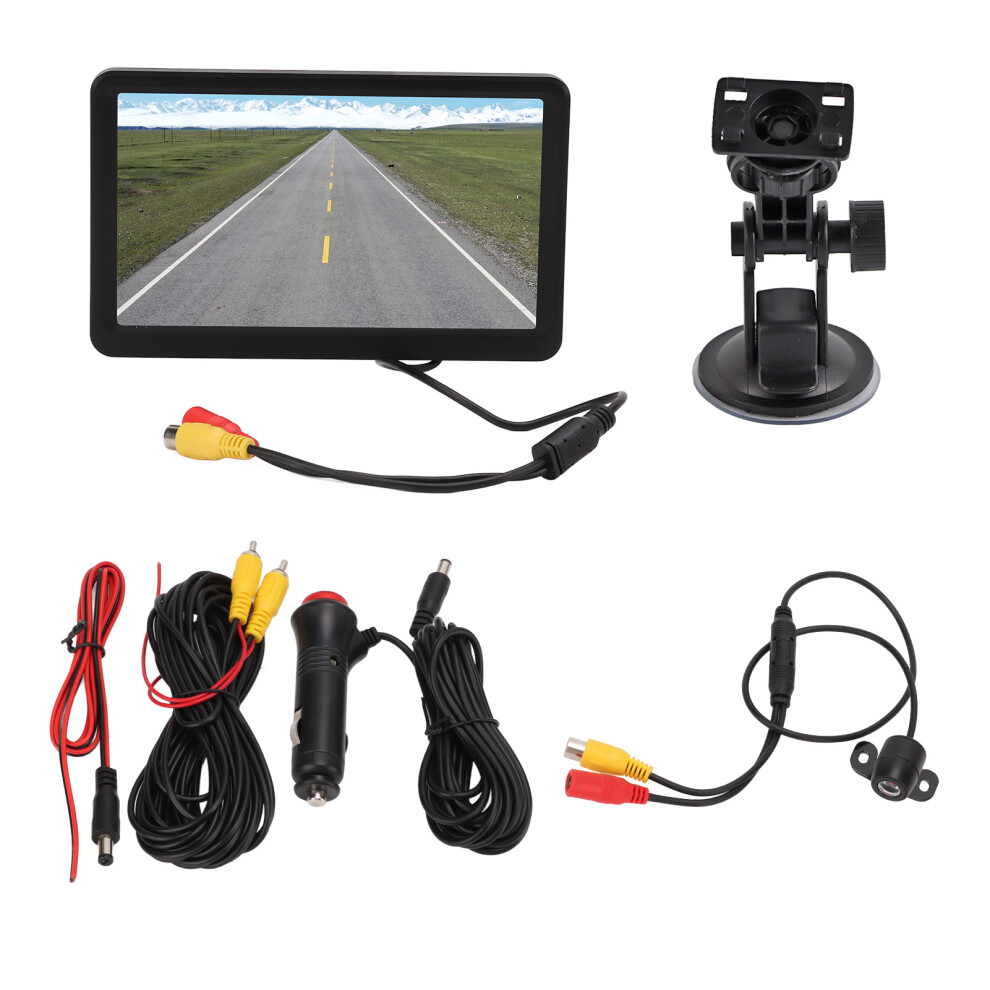 Car Backup Camera Monitor Only, Crystal Clear Image Rear View Display With Reliable Signal And Contrast Adjustment, Fits Trucks Vans Trailers (7In) 9139052767928