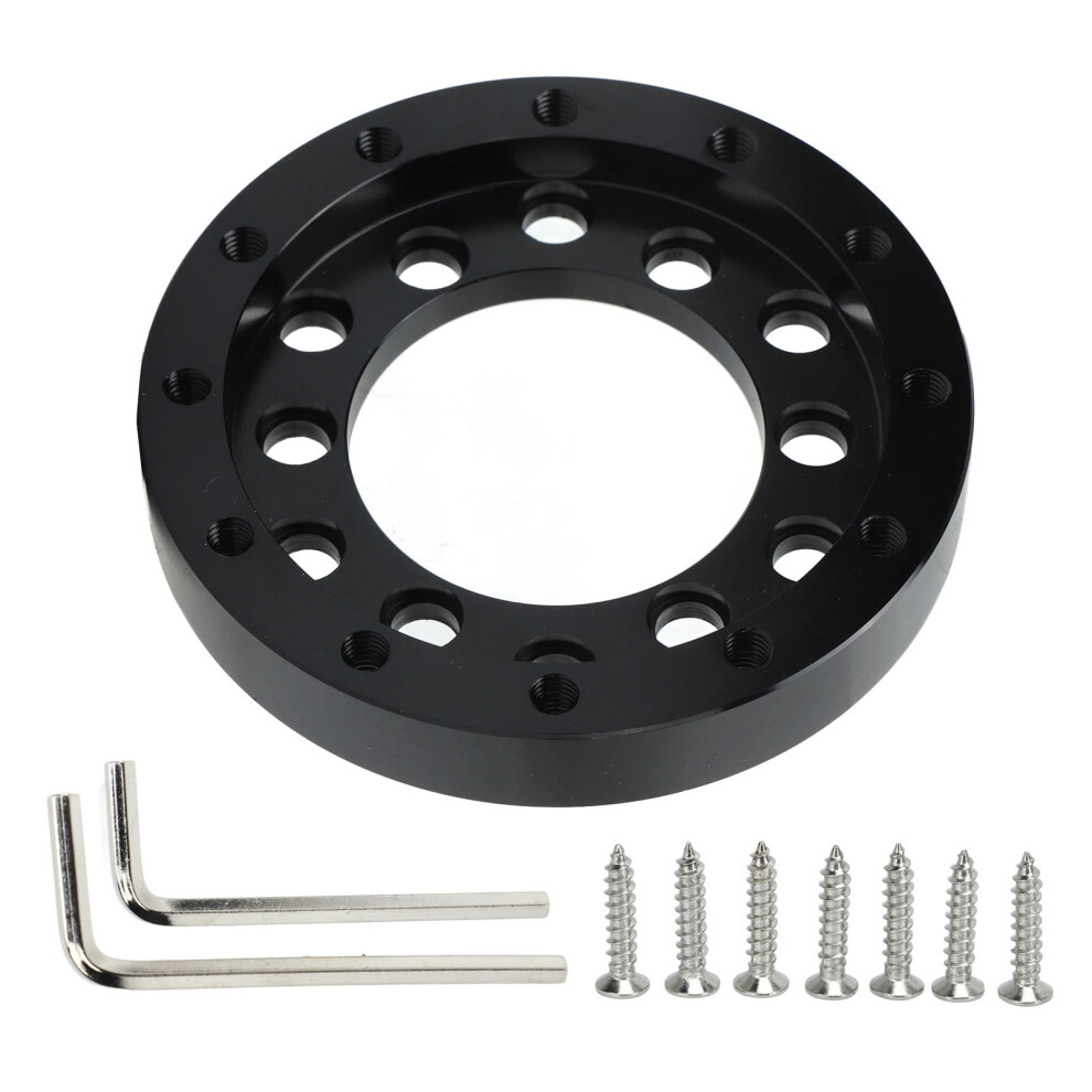 Precision Crafted Steering Wheel Hub Adapter, Enhanced Gaming Experience Direct Bolt-On Design 4 Logitech G Series, Aluminum Alloy Structure Ensures 9139052776814