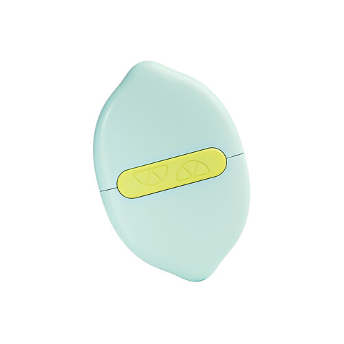 Pet Deshedding Brush With Massage Function ABS Dog-Blue