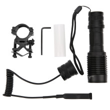 Refletor LED avançado para caça, foco ajustável e compatível com montagem de luneta, lanterna de luz verde para caça com corpo em liga de