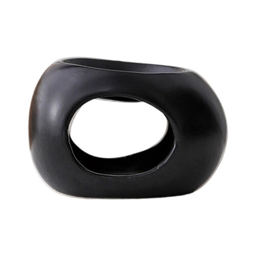Ceramic Tealight Candle Holder,Oil Burners for Scented-Black