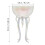 Creative Jellyfish Shape Wine Goblet For Pub Use Transparent Glass 2