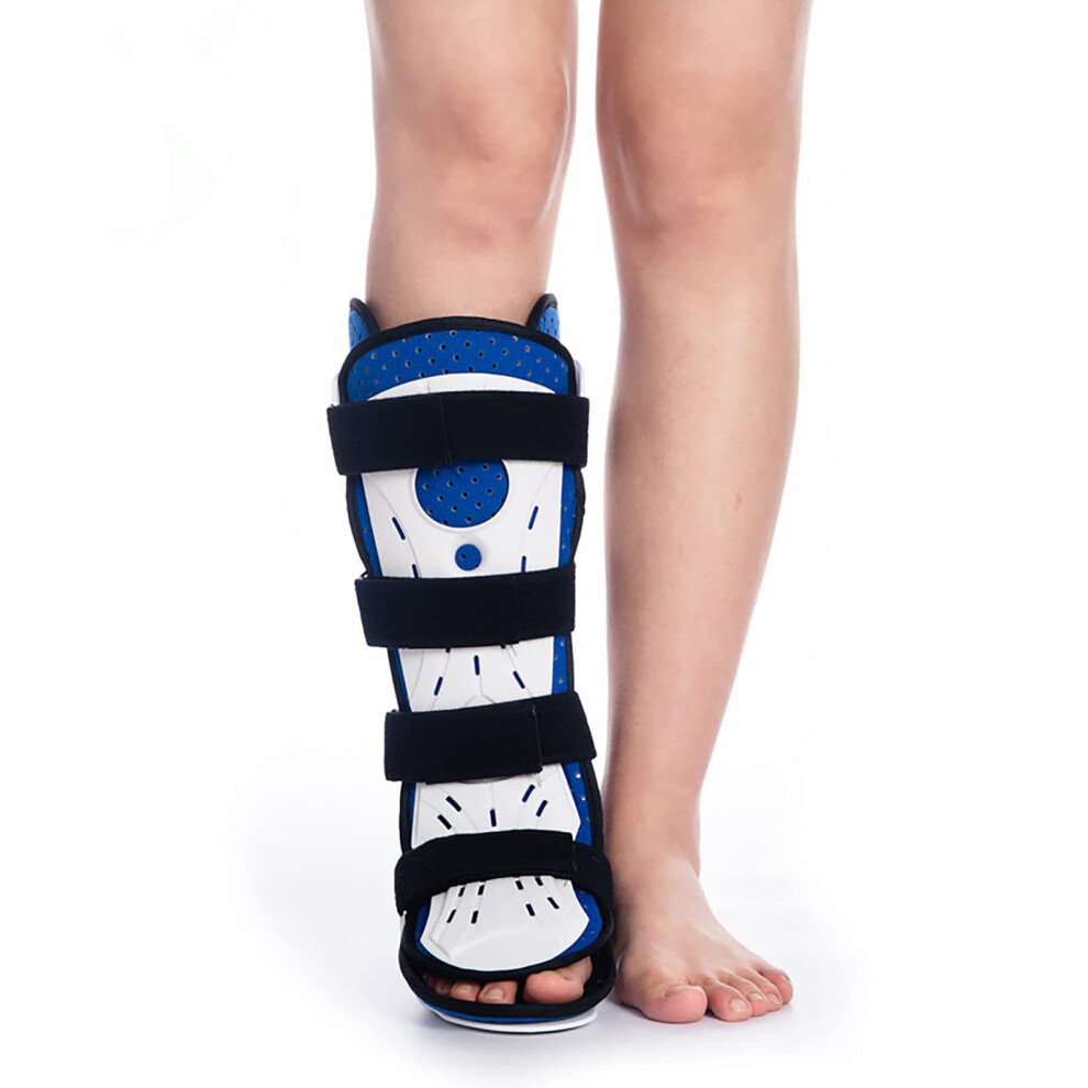 Ankle Support Brace, Fracture Boot Short Ankle Foot Drop Brace Orthosis Splint
