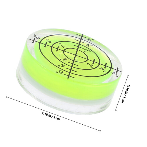 5Pièces Mini Niveau À Bulle Vert Outil De Nivellement 1