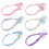 6Pz Extensions Per Fiocco Colorate in Sintetica 1