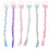 6Pz Extensions Per Fiocco Colorate in Sintetica 5