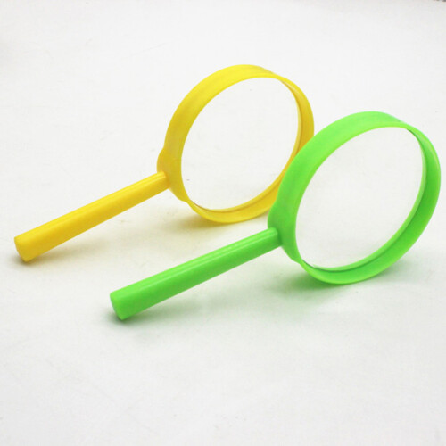 4Pcs Handheld Plastic Magnifying Glasses For Kids Reading 2