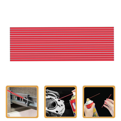 100Pcs Spray Can Straws Replacement Extension Straws 2