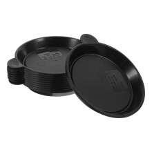 10 Sztuk Plastikowy Podlewacz Do Doniczek, Średnica 8,2 Cm, Czarny