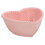 Bol De Cerámica Forma Corazón Para Ensalada Rosa 10
