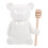 set barattoli in orso con cucchiaio legno 1