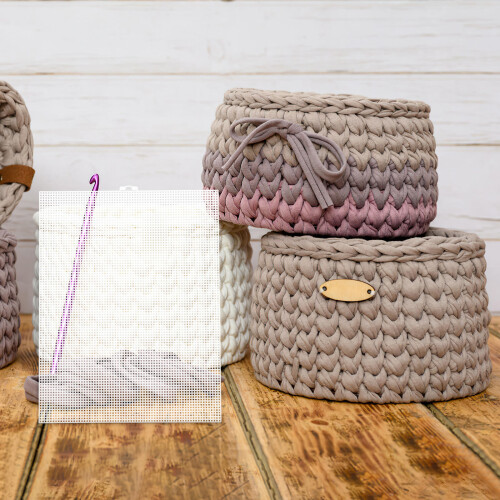 3Pz Teli Mesh in Pe Resistenti Per Crochet E Patchwork DIY 2