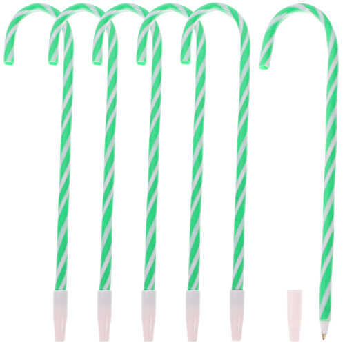 6 Pezzi Penna Natale A Stampella ( Assortito)