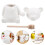 set barattoli in orso con cucchiaio legno 10