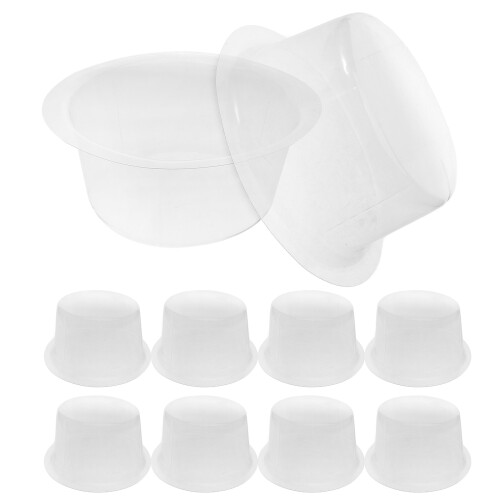 10 PVC plastic hoedvormer rond wand of