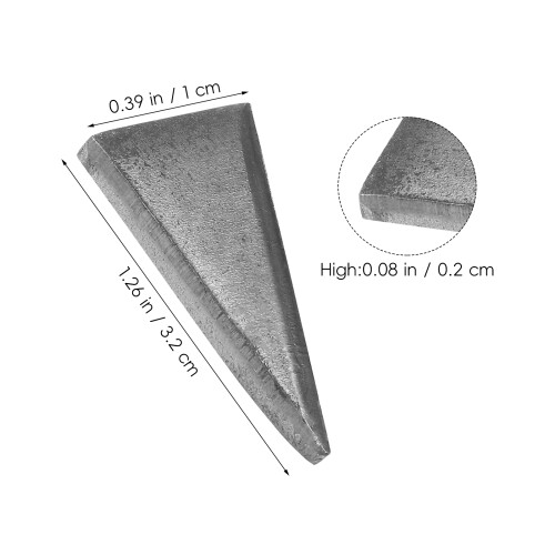 20 pièces cale de hache en acier au carbone, accessoire fixation 1