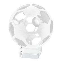 Ornamento De Futebol Transparente Com Suporte