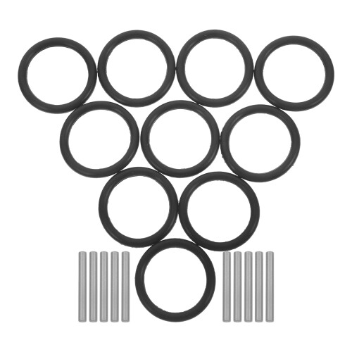 10 Set Per Avvitatore A Percussione Con Anello Gomma 2