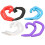 10Pairs Assorted Color Ear Protective Mask Hooks Soft and Lasting Use 2