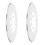2Ud Cubiertas Decorativas De De Aluminio Para Auto Plata 1