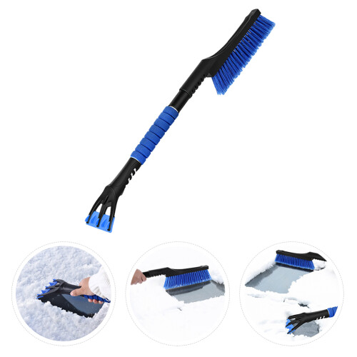 escova de neve multifuncional com raspador desmontável 2