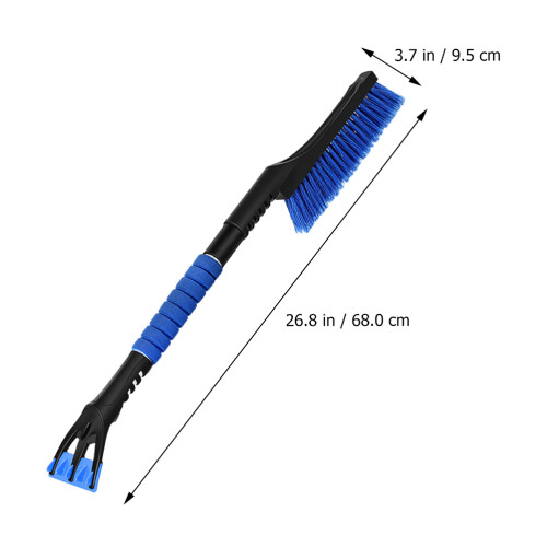 escova de neve multifuncional com raspador desmontável 1