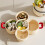 Multi Layer Stackable Kitchen Tray For Vegetable-cream white 6
